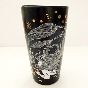 Starbucks 2019 Mermaid Siren Travel Cup Mug Tumbler 12 oz Ceramic w/ Lid New